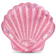 Плот надувной "Розовая ракушка", 178x165x24 см Intex