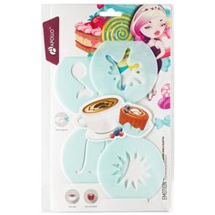 Декоратор для кофе Apollo Emotion EMC-01 4 шт. голубой