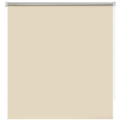Рулонные шторы BLACKOUT / БЛЭКАУТ 160 см х 175 см Кремово-бежевый Плайн DECOFEST