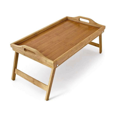 Раскладной деревянный столик-поднос на ножках для завтрака в постель Mirus Group