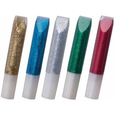Луч Гели с блестками “Блеск“12С761-08 (5 шт.) разноцветный