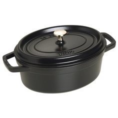 Кокот Staub овальный, 29 см, 4,25 л, черный 1102925