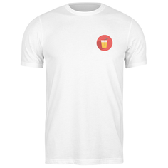 Футболка классическая стакан #2179648 (цвет: БЕЛЫЙ, пол: МУЖ, качество: ЭКОНОМ, размер: 3XL) Printio