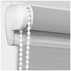 Рулонная штора OLEXDECO «Мини День-ночь» Соло/Фарфор (58 x 160)