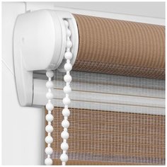 Рулонная штора OLEXDECO «Мини День-ночь» Соло/Капучино (83 х 160)