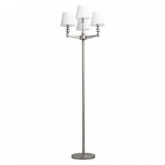 Торшер MW-Light, 4х40W, серебро, размеры (мм)-500x1600, плафон - белый