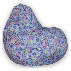 Кресло-мешок Домики Фиолетовые 2XL Dream Bag