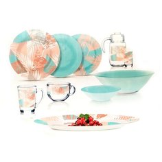 Столовый сервиз АМБ ГРАФИК ДЖАНГЛ 46 предметов 6 персон Luminarc