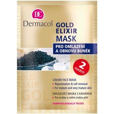 GOLD ELIXIR - омолаживающая маска с экстрактом икры Dermacol