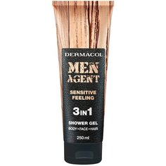 MEN AGENT - гель для душа 3 в 1 Sensitive feeling Dermacol