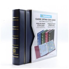 Альбом Leuchtturm OPTIMA для 304 монет синий