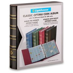 Альбом Leuchtturm OPTIMA для 304 монет черный