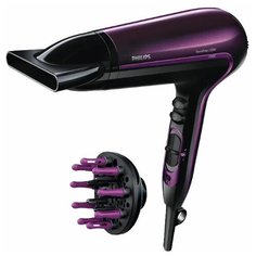 Фен Philips HP8233 ThermoProtect Ionic, черный/фиолетовый