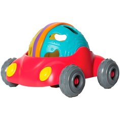 Каталка-игрушка Playgro Rattle and Roll Car красный/серый