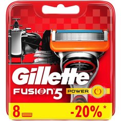 Сменные кассеты Gillette Fusion5 Power, 8 шт.