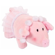 Мягкая игрушка ABtoys Свинка с бусами в юбке-пачке 15 см