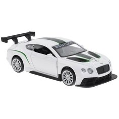 Легковой автомобиль Rastar Bentley Continental GT3 (70600) 1:14 35 см белый