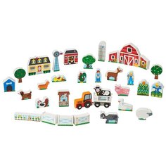 Игровой набор Melissa & Doug Wooden Farm & Tractor 4800