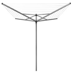 Сушилка для белья Brabantia уличная Topspinner 50 м с чехлом, серебро