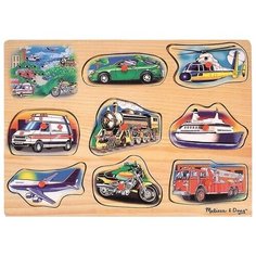 Рамка-вкладыш Melissa & Doug Транспорт (267), 8 дет.