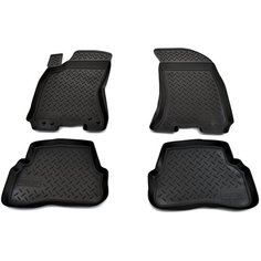 Комплект ковриков салона NorPlast NPL-Po-95-25 4 шт. черный