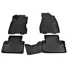 Комплект ковриков салона NorPlast NPL-Po-61-81 для Nissan X-Trail 4 шт. черный