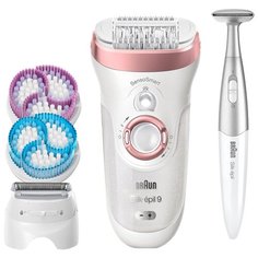 Эпилятор Braun 9-980 Silk-epil 9 SkinSpa SensoSmart белый/розовое золото