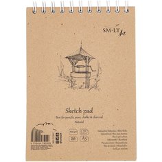 Альбом для эскизов Smiltainis Authentic Natural 21 х 14.8 см (A5), 100 г/м², 70 л.