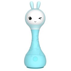 Интерактивная развивающая игрушка alilo Умный зайка R1, синий
