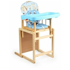 Стульчик-парта GLOBEX Мишутка New, голубой