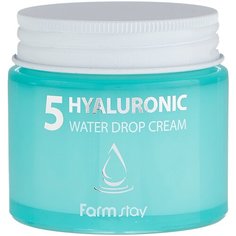 Farmstay Hyaluronic 5 Water Drop Cream Крем для лица с 5 видами гиалуроновой кислоты, 80 мл