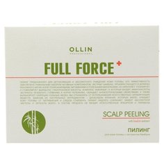 OLLIN Professional Full Force Пилинг для кожи головы с экстрактом бамбука, 15 мл, 10 шт.