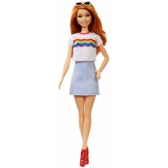 Кукла Barbie Игра с модой Радужный восторг, FXL55