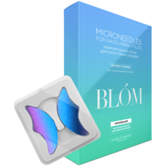 Blom Микроигольные патчи с экстрактом лакрицы для носогубных складок, 4 шт.