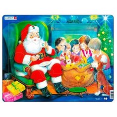 Рамка-вкладыш Larsen Санта с детьми (JUL14), 15 дет.