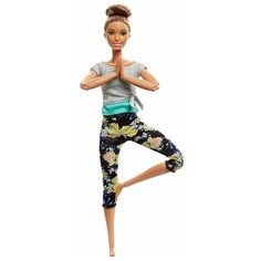 Кукла Barbie Безграничные движения Йога Шатенка, 29 см, FTG82