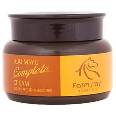 Farmstay Jeju Mayu Complete Horse Oil Cream Крем для лица с лошадиным маслом для сухой кожи, 100 мл