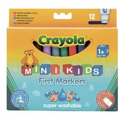 Crayola Мини-фломастеры смываемые 12 шт. (8325)