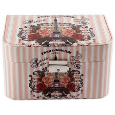 Русские подарки Шкатулка 84317 белый/розовый