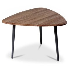 Столик журнальный Калифорния мебель Квинс, ДхШ: 73 х 70 см, грецкий орех