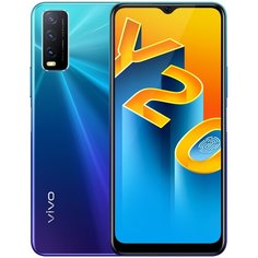 Смартфон vivo Y20 4/64GB, синий туман
