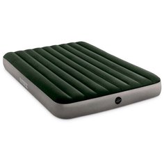 Надувной матрас Intex Prestige Downy Bed (64109) серый/зеленый