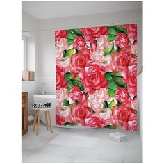 Штора для ванной JoyArty Цветы согревают душу 180х200 (sc-14768)