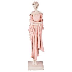 Статуэтка Lefard Пастель, 48 см белый/розовый