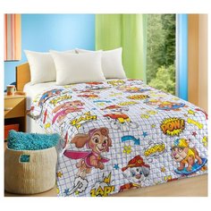 Покрывало Текс-Дизайн Команда 140х200 см, белый/желтый/красный