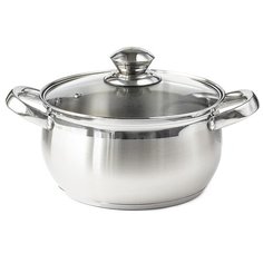 Кастрюля TimA Практичная, 3.5 л, серебристый