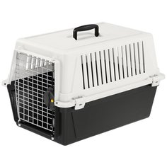 Клиппер-переноска для кошек и собак Ferplast Atlas 30 Professional 60х40х38 см белый/черный