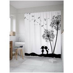 Штора для ванной JoyArty Романтика у одуванчиков 180х200 (sc-8364)