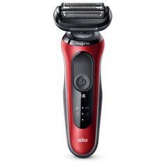 Электробритва Braun 60-N1000s/60-B1000s/60-R1000s Series 6, красный