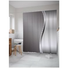 Штора для ванной JoyArty Блестящая поверхность 180х200 (sc-21693)